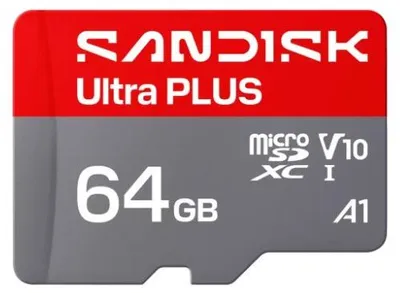 Image de SanDisk Ultra PLUS 64 Go MicroSDXC UHS-I