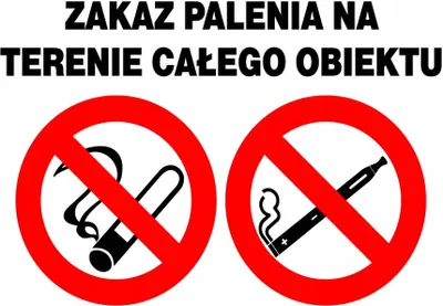 Obrázek produktu pro Zákaz kouření v celém objektu 250x350 nápisů