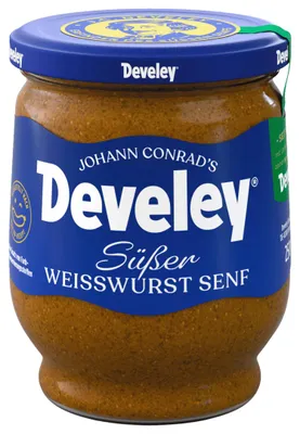 Immagine prodotto di Develey Original Münchener Weißwurstsenf dolce pratico in barattolo 250ml