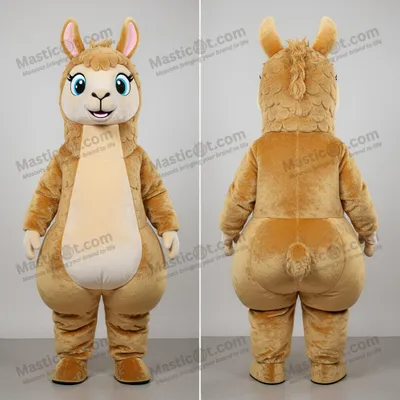 Produktbild von Goldene MASTICOT weiche Lama-Maskottchen