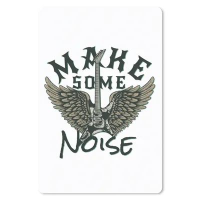 Produktbild von MuchoWow® Mauspad Mousepad Gitarre - Klaviere - Vintage 18x27 cm - Mousepads - Maus Mat - Pad - Mausunterlage