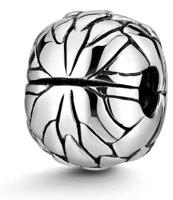 Immagine prodotto di MATERIA by Matthias Wagner - Clip fermagranello in argento 925 a forma di fiore di loto per bracciale European Beads con filettatura 1577