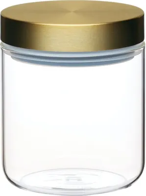 Obrázek produktu pro Dóza na potraviny vzduchotěsná 700 ml, zlaté víko, MasterClass