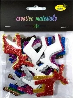 Immagine prodotto di Renna in schiuma glitterata 30 pezzi circa