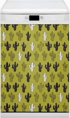 Produktbild von Küche Dekorative Magnete  Magnet Folie für Geschirrspüler 45x80 cm   - Kakteen