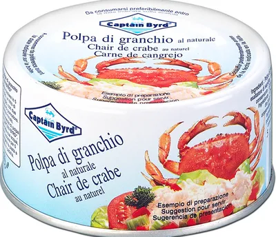 Produktbild von Krabbenfleisch in Marinade Polpa di Granchio Pacifico 200g - Captain Bird