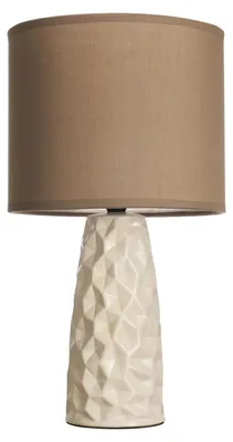Zdjęcie produktu dla Lampa stołowa Paulmann Fancy Sculpt, model E14, maksymalna moc 20W, kolor: taupe, kremowy