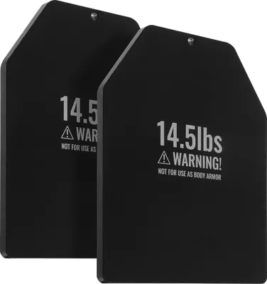 Zdjęcie produktu dla Talerze do kamizelki obciążeniowej SucceBuy, pary 14,5 LB, premium do treningu fitness, 12,2x10x0,5 cala / 309x248x12 mm ±10 mm