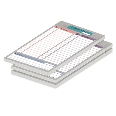 Produktbild von PRICARO Einkaufsliste "Register", A5, 3 Stück
