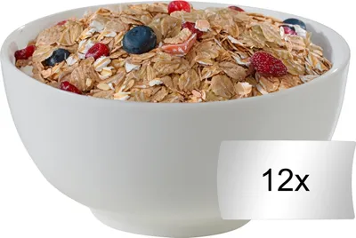 Produktbild von Müslischalen - Weiß - Ø 14 cm - Bone China - 12er Set
