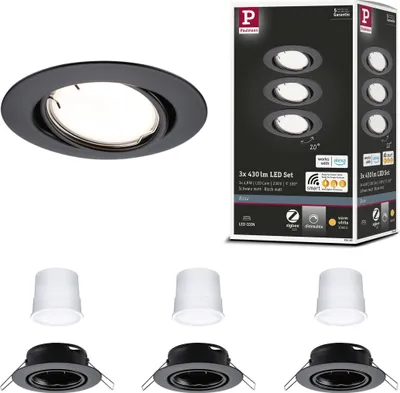 Produktbild von Paulmann LED Einbauleuchte Base Basisset schwenkbar