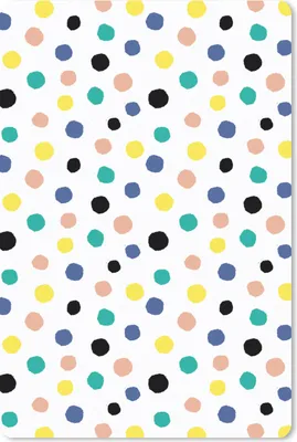 Produktbild von MuchoWow® Mauspad Mousepad Polka dots - Muster - Gelb 40x60 cm - Mousepads - Maus Mat - Pad - Mausunterlage - Schreibtisch Accesoire
