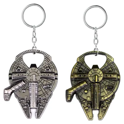 Flaschenöffner Schlüsselanhänger 2er-Set Star Wars Metall
