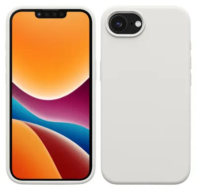 Produktbild von kwmobile Handyhülle für Apple iPhone 17e / iPhone 16e Hülle - Case Silikon - Kabelloses Laden - Schutzhülle Cover in Weiß