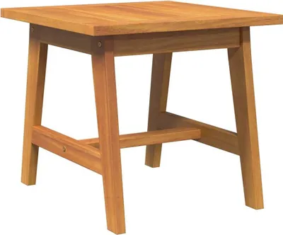 Immagine prodotto di vidaXL Tavolino in legno massello di acacia, finitura naturale oliata, 45 x 45 x 40 cm