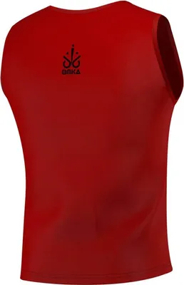 Produktbild von 10 Stück OMKA Fußball Leibchen Trainingsleibchen Markierungshemd Fußballleibchen für Kinder Jugend und Erwachsene, Farbe:Rot, Bibs:Mini (S)