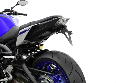 Zdjęcie produktu dla ZIEGER Classic Kompletny uchwyt tablicy rejestracyjnej kompatybilny z Yamaha MT-09