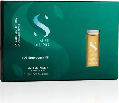 Produktbild von Alfaparf Milano Semi di Lino Reconstruction SOS Emergency Oil 6x13 ml