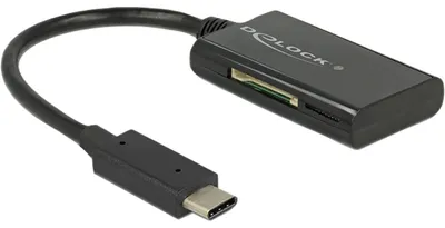 Produktbild von Card Reader USB Type-C > 4 x Slots Delock