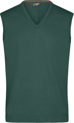 Produktbild von Klassischer Baumwoll-Pullunder forest-green, Gr. XL