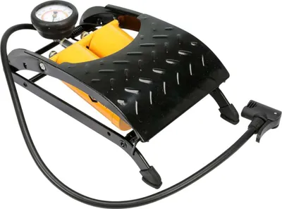 Produktbild von VOREL Doppelzylinder-Fußluftpumpe mit Manometer