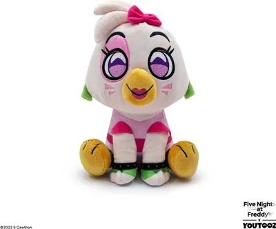 Productafbeelding van Five Nights at Freddy's pluche figuur, Glamrock Chica, zittend, 22 cm