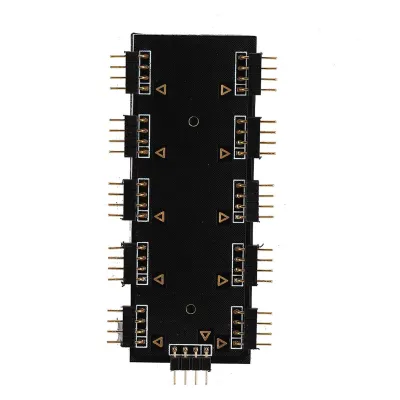 Obrázek produktu pro RGB rozbočovač,PC RGB rozbočovač,Základní deska RGB ventilátor,Základní deska RGB rozbočovač,Počítačové příslušenství