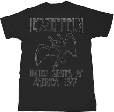 Produktbild von Led Zeppelin T-Shirt USA '77. Uni Black M