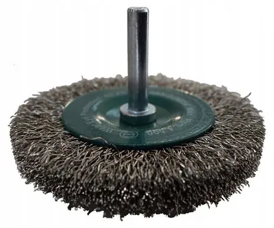 Produktbild von Abraboro Tellerscheibenbürste 75mm Edelstahl, gewellter Draht