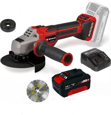 Produktbild von Einhell Pro Winkelschleifer TP-AG 18/125 CE Q Li-18V Akku 4.0 Ah + Diamant Trennscheibe