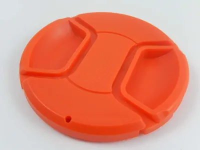 Produktbild von vhbw Universal Objektivdeckel 72 mm für Kamera - Kunststoff Rot, mit Innengriff