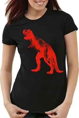 Produktbild von style3 Sheldon Dinosaurier T-Shirt Damen, Farbe:Schwarz, Größe:XS