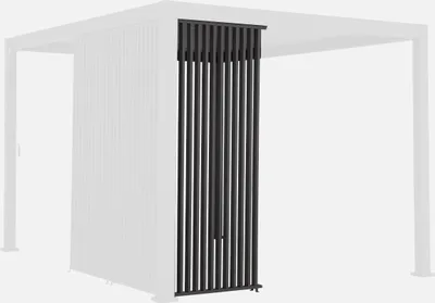 Produktbild von sweeek - Vertikale Lamellenwand 100cm für Pergola Triomphe - Anthrazit