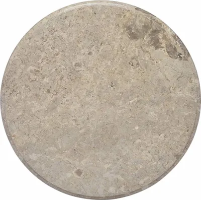 Produktbild von Tischplatte Grau Ø60x2,5 cm Marmor
