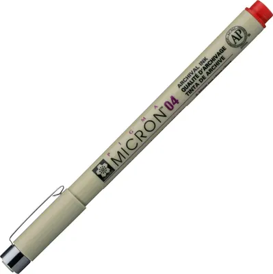 Zdjęcie produktu dla Sakura Pigma Micron Pióro techniczne Red 0,4 mm 1 szt.