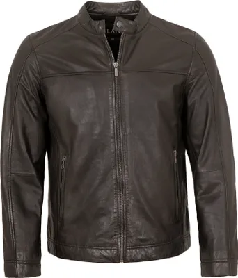 Produktbild von Jilani - Herren Lederjacke Lammnappa dunkelbraun : 50