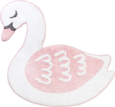 Produktbild von Sass & Belle Kinderzimmer Teppich Bettvorleger "Schwan Freya"