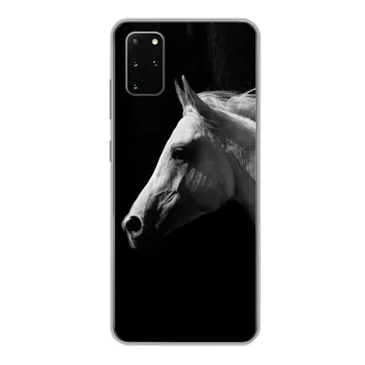 Produktbild von MuchoWow® Handyhülle Schutzhülle Hülle für Samsung Galaxy S20 Plus Pferde - Tiere - Porträt Silikon Softcase Handy Hülle