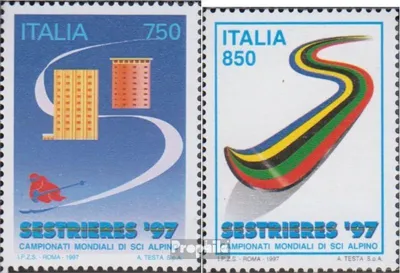 Produktbild von Briefmarken Italien 1997 Mi 2479-2480 (kompl.Ausg.) postfrisch Alpine Ski-WM