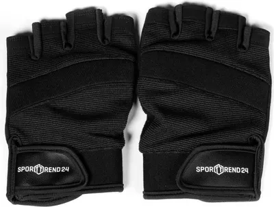 Produktbild von Sporttrend 24® Trainingshandschuhe XS-XL schwarz | Fitnesshandschuhe Sporthandschuhe Gewichtheben Handschuhe (M)