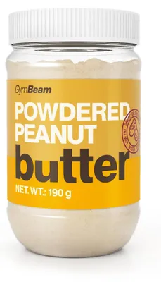 Produktbild von GymBeam - Erdnussbutter in Pulverform, 190 g, ohne Geschmack
