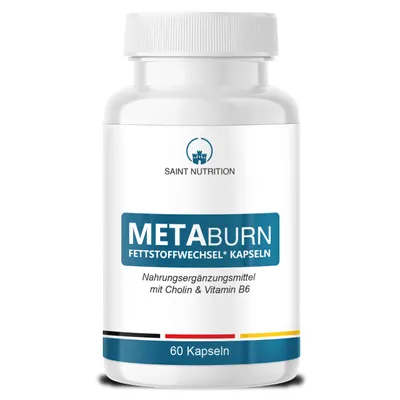 Produktbild von Saint Nutrition® Mеta Burn - Kapseln – Abnеhmen - Unterstützung für Ihre Gеwichtsregulierung - fördert Energie - Cholin - rеgt Stoffwechsel an
