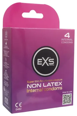 Productafbeelding van EXS Interne condoom - condoom voor vrouwen, zonder latex (4 stuks)