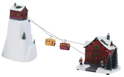 Produktbild von Bewegliche Winterlandschaft mit Bergbahn, 53 cm