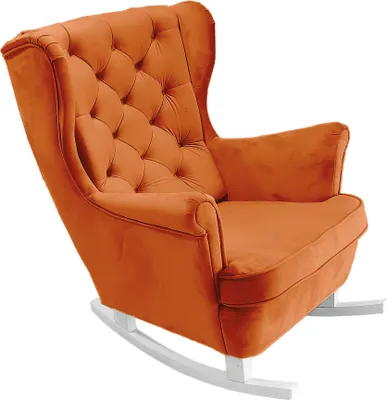 Produktbild von DomoHome Relaxsessel Armlehnensessel Armlehnen Fernsehsessel Loungesessel Polstersessel Couchsessel Armsessel Chair Wohnzimmersessel Ohrensessel | 102x81x95cm | Orange_29825
