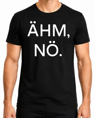 Immagine prodotto di ÄHM NÖ Sarcastic Funny Saying Statement Humorous Gift Maglietta da uomo, nero, XL