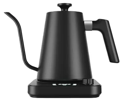 Immagine prodotto di Bollitore intelligente - 1200 W - Regolazione della temperatura - Interno in acciaio inossidabile - Protezione contro il funzionamento a secco - Spegnimento automatico - Spina UE - Nero