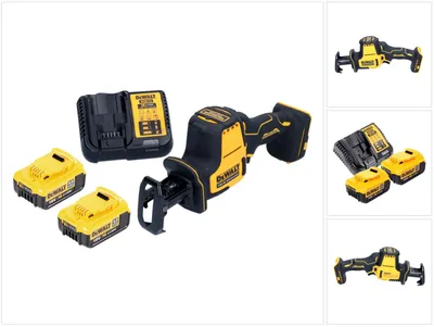 Image de DeWalt DCS 369 M2 Scie sabre sans fil Scie réversible 18 V Brushless + 2x batterie 4,0 Ah + chargeur