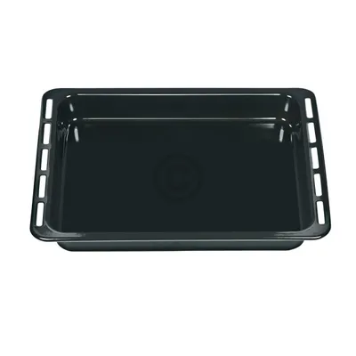 Produktbild von Bauknecht Backblech, Fettpfanne emailliert NFP35, kratzfest 450 x 375 x 35mm - Nr.: 481010657928  ersetzt 480121103007