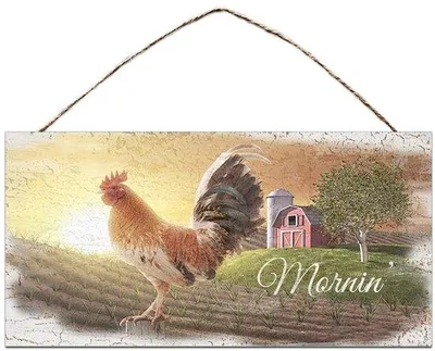 Produktbild von Holzschild für Bauernhof – Handgefertigt – 5" x 10"